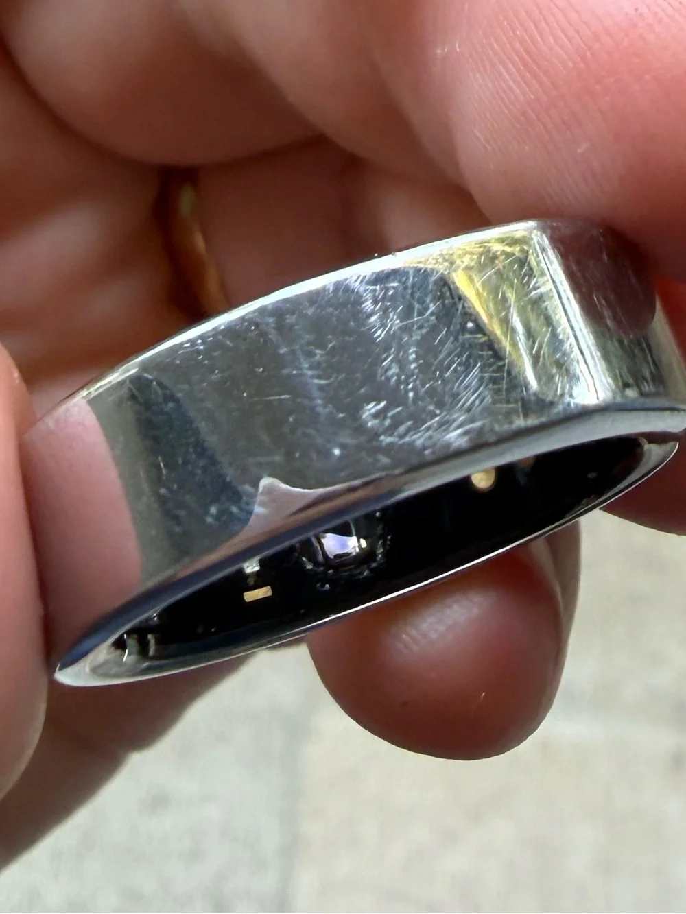 GEN 3 Silver Heritage Oura Ring Size 12 - Similar to a US Standard Size 10.5-11